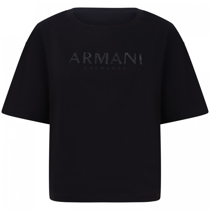 T-shirt nera per donna