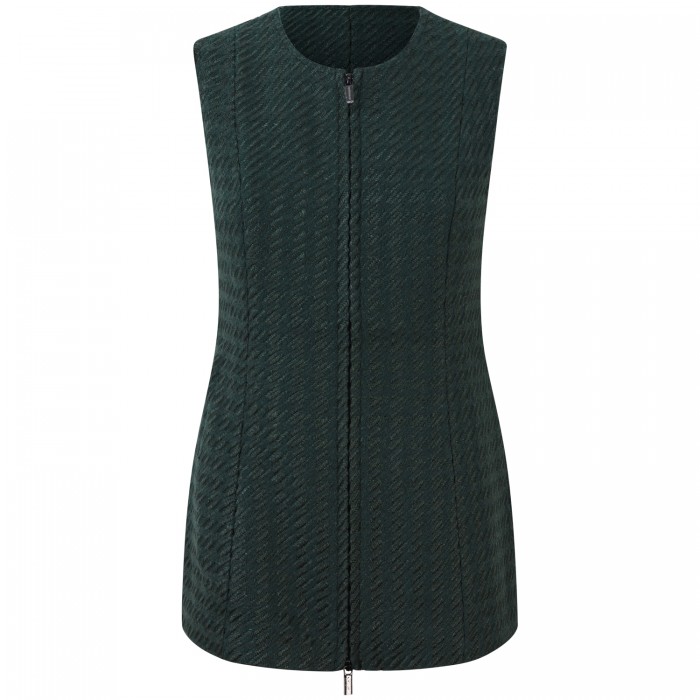 Top verde per donna