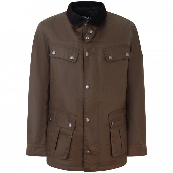 Giubbotto marrone 'WAX JACKET' per uomo Giubbotto marrone 'WAX JACKET' per uomo
