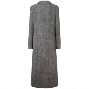 Cappotto grigio spigato per... 2