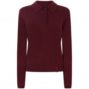 Maglione bordeaux per donna