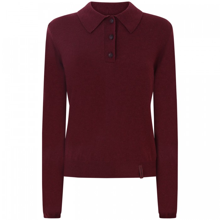 Maglione bordeaux per donna
