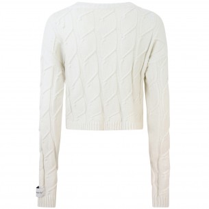 Maglione corto bianco... 2