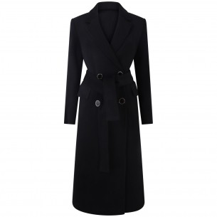 Cappotto nero per donna