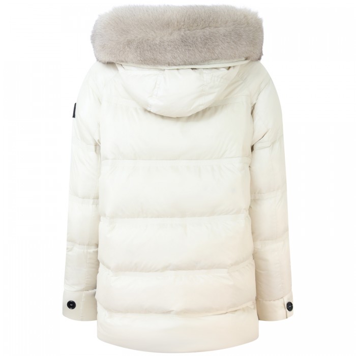 Piumino avorio 'TAKAN MQN 04 FUR' per...