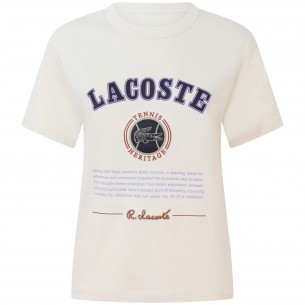 T-shirt avorio per donna