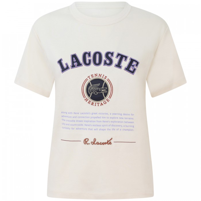 T-shirt avorio per donna