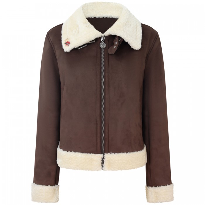 Montone marrone per donna