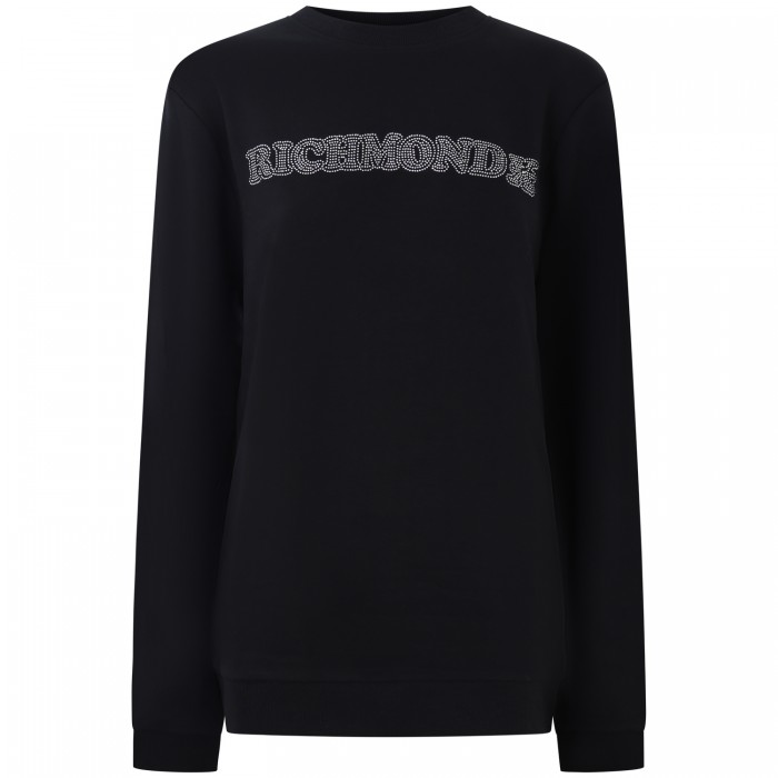 Felpa nera per donna