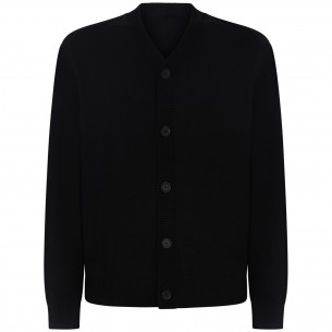 Cardigan nero per uomo