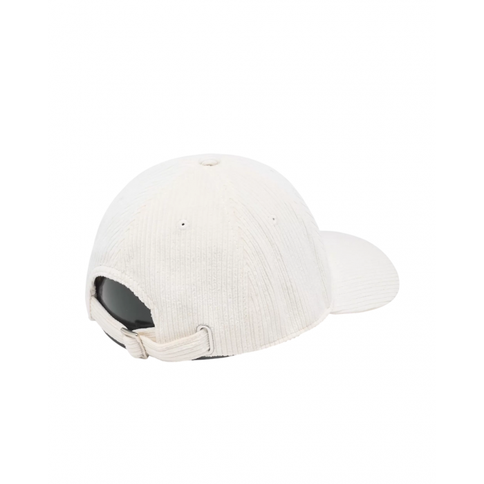 Berretto avorio con mini logo per uomo