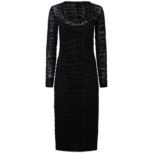 Abito  lungo nero per donna