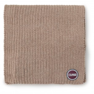 Sciarpa marrone con mini...