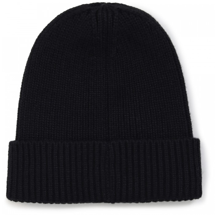 Cappello nero con logo per uomo