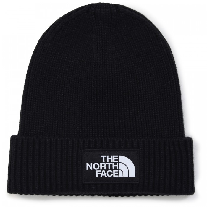 Cappello nero con logo per uomo