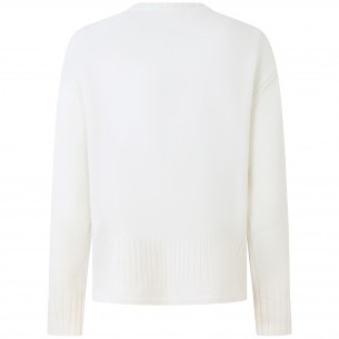 Cardigan bianco con pietre... 2