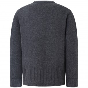 Cardigan grigio con pietre... 2