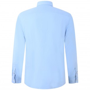 Camicia celeste per uomo 2