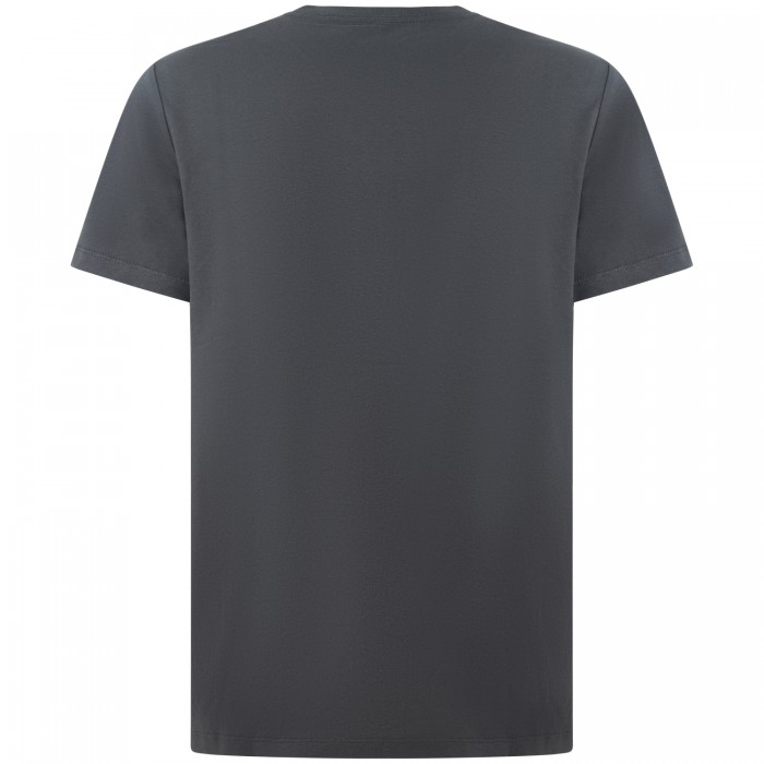 T-shirt grigia con logo per uomo