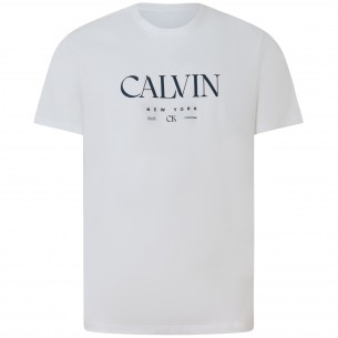 T-shirt bianca con logo per...