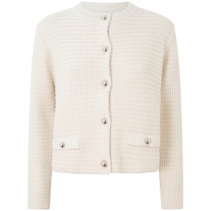 Cardigan bianco per donna 2