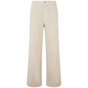 Jeans beige per donna