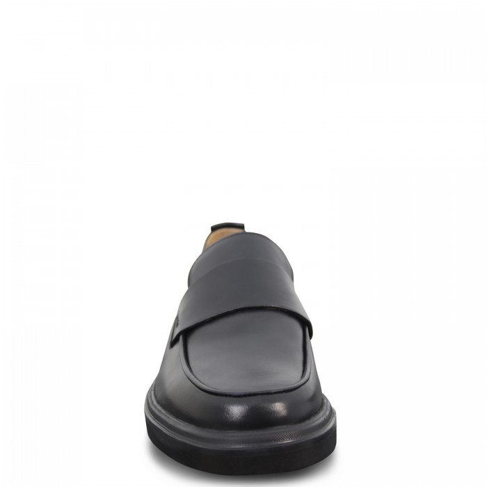 Mocassino nero per uomo