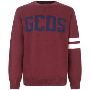 Maglione bordeaux per uomo