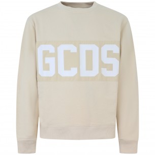 Felpa beige per uomo