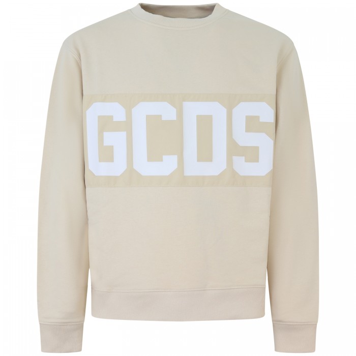 Felpa beige per uomo