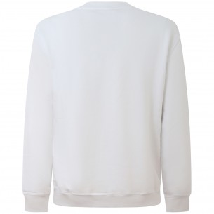 Felpa bianca  con logo per... 2