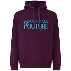 Felpa bordeaux con logo...