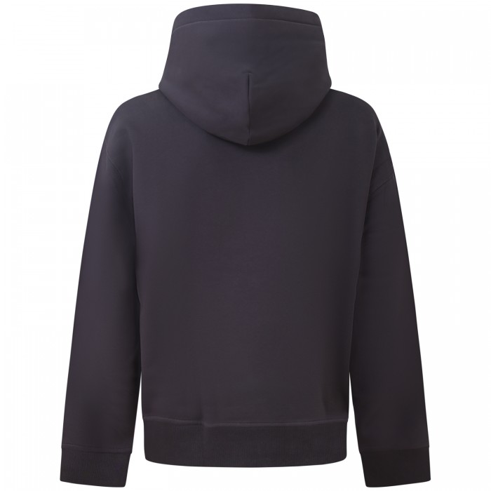 Felpa  con scritta blu  per uomo