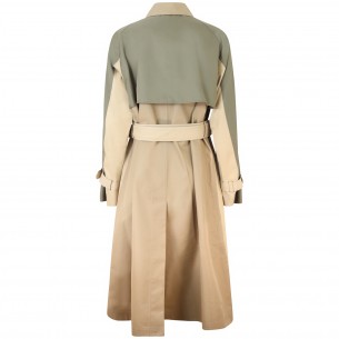 Trench beige-verde  per donna 2