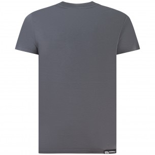 T-shirt grigia con mini... 2