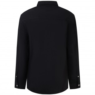 Camicia nera con patch in... 2