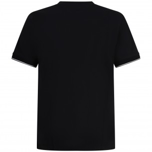 T-shirt nera per uomo 2