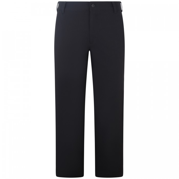 Pantalone nero con mini logo per uomo