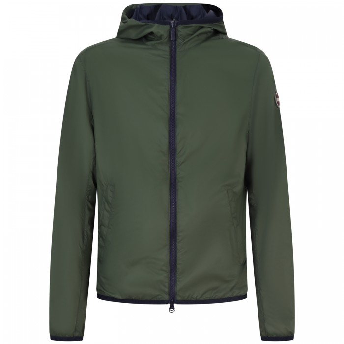 Giubbotto reversibile blu-verde per uomo