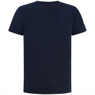 T-shirt blu per uomo 2