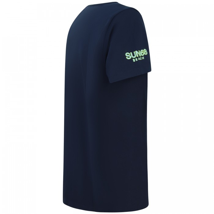 T-shirt blu per uomo