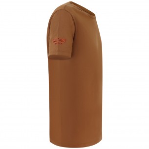 T-shirt marrone per uomo 2
