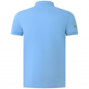 Polo celeste per uomo 2