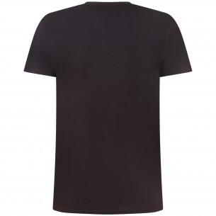 T-shirt marrone con mini... 2