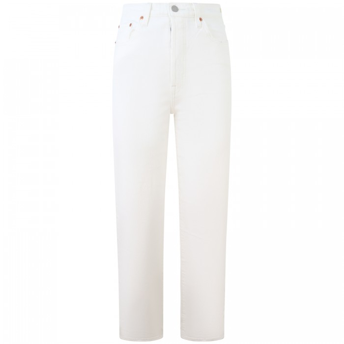 Jeans bianco 'RIBCAGE STRAIGHT ANKLE...