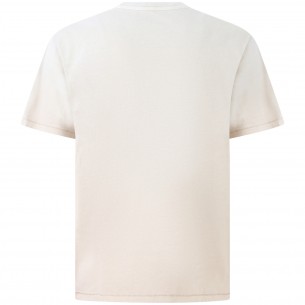 T-shirt beige con mini logo... 2