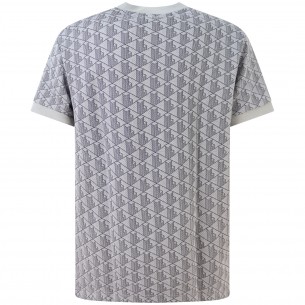T-shirt logata grigio  per... 2