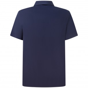 Polo blu tecnica  per uomo 2