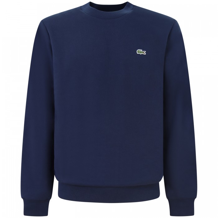 Felpa  blu con mini logo per uomo