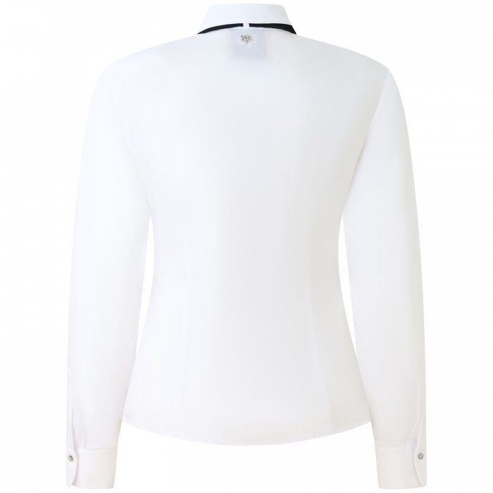 Camicia bianca con cravattino  per donna